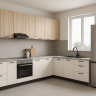 L-Shaped Kitchen Set