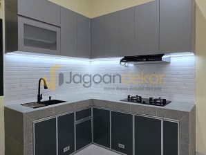 Kitchen Set Minimalis Alumunium Composite Panel - Bapak Defri Horizon