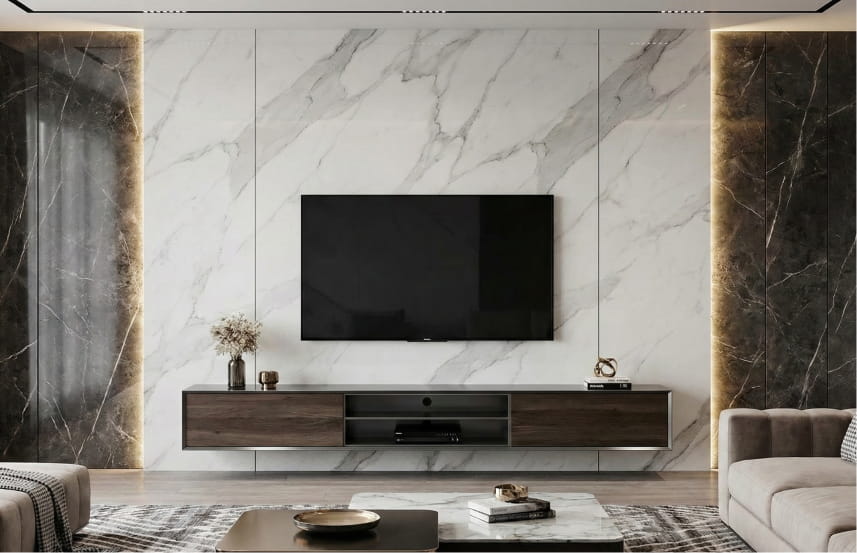Backdrop TV Minimalis
