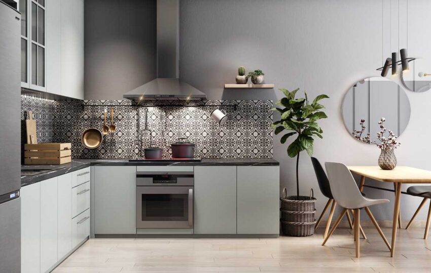 Kitchen Set Letter L