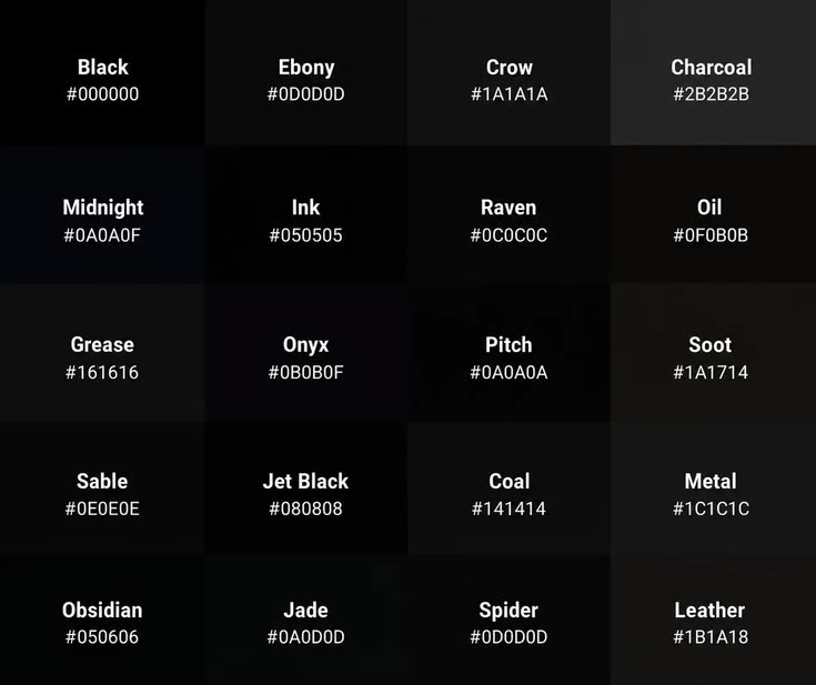Warna HPL Hitam