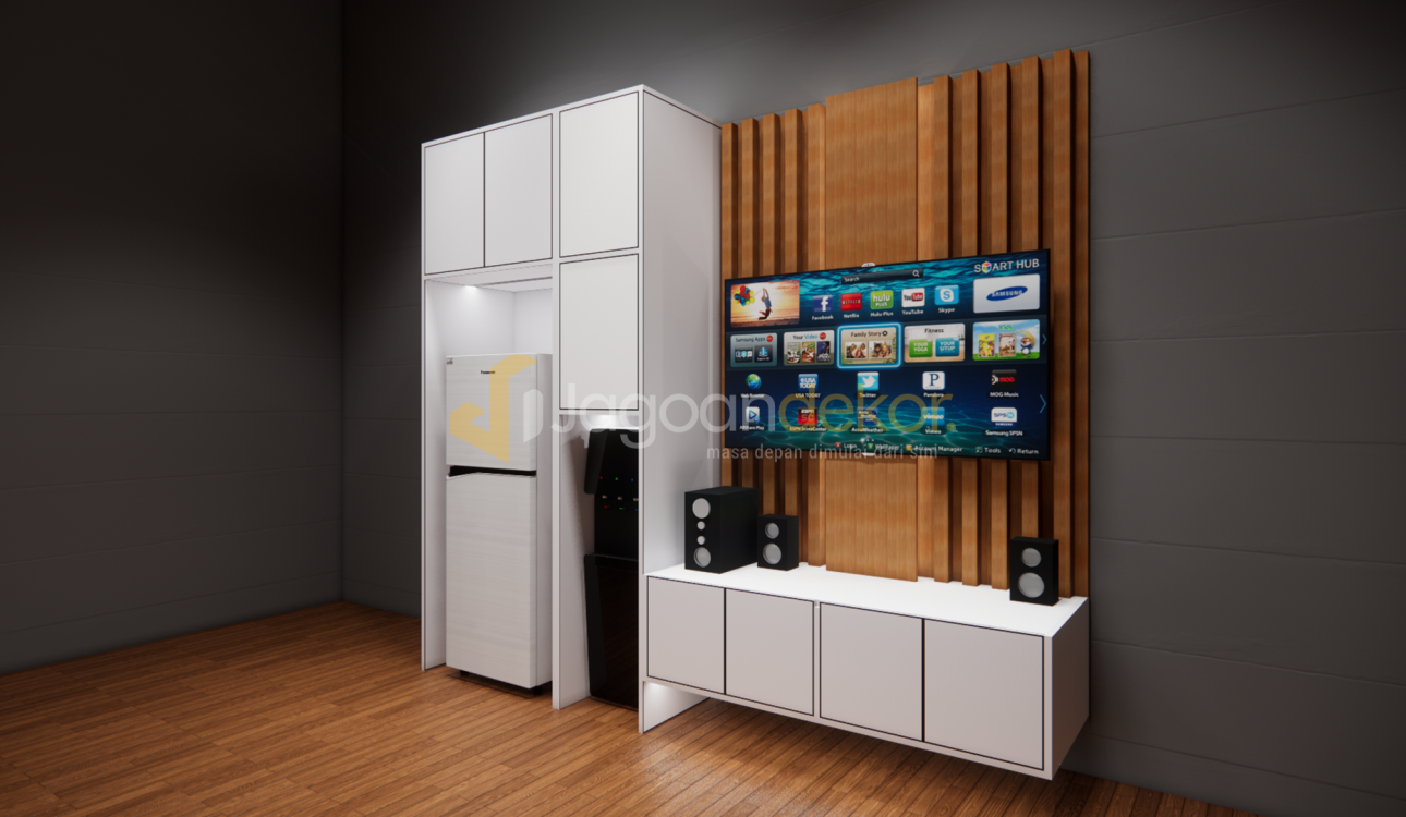 Backdrop TV Minimalis