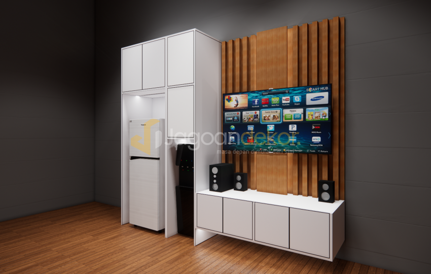 Backdrop TV Minimalis