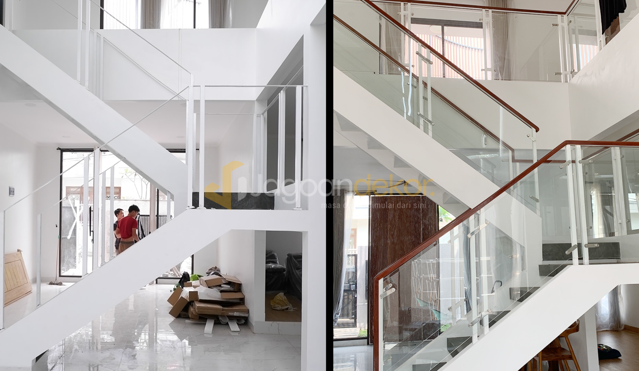 Railing tangga minimalis