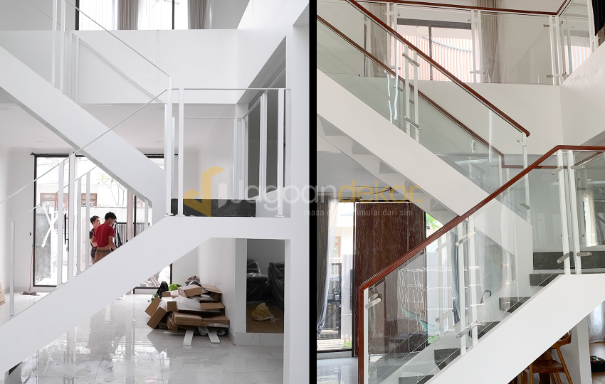 Railing tangga minimalis