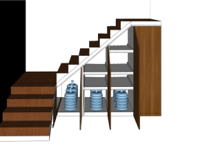 Lemari Multifungsi - Kabinet Tangga