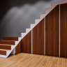 Kabinet Tangga - Interior Desain - Lemari Multifungsi