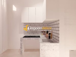 Kitchen Set Kabinet Atas Blockboard Finishing HPL Counter Top Granit Table - Bapak Manggala