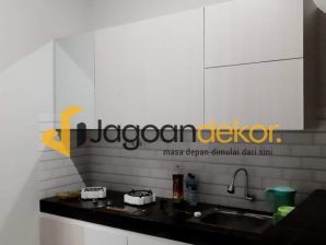 Kitchen Set Include Meja Bar Blockboard Finishing HPL - Bapak Dimas
