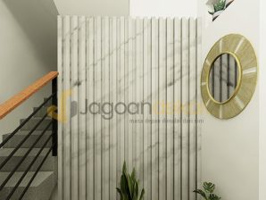 Pintu Kamuflase Motif Kayu Blockboard Finishing HPL - Bapak Ridwan Nugraha