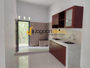 Kitchen Set Kabinet Atas Bawah Single Line Blockboard Finishing HPL - Ibu Alani