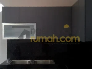 Kitchen Set Earth Tone Dark Letter L Simple Elegan Blockboard Finishing HPL - Ibu Kecik