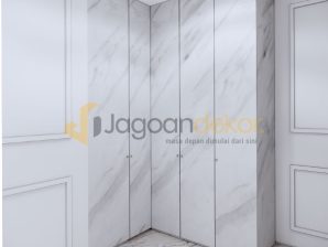 Lemari Full Ceiling Motif Marmer