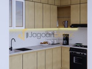 Kitchen Set Minimalis Blockboard Finishing HPL - Bapak Mufthi