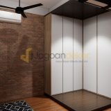 Lemari Full Ceiling Letter L Swing Door 150cm x 150cm x 300cm  - Bapak Senja