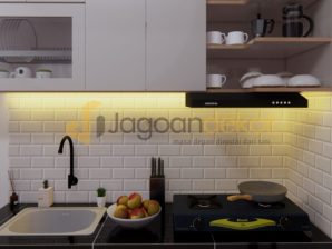 Kitchen Set Simple Look Kabinet Atas Storage Piring - Ibu Vania