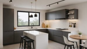 harga kitchen set per meter