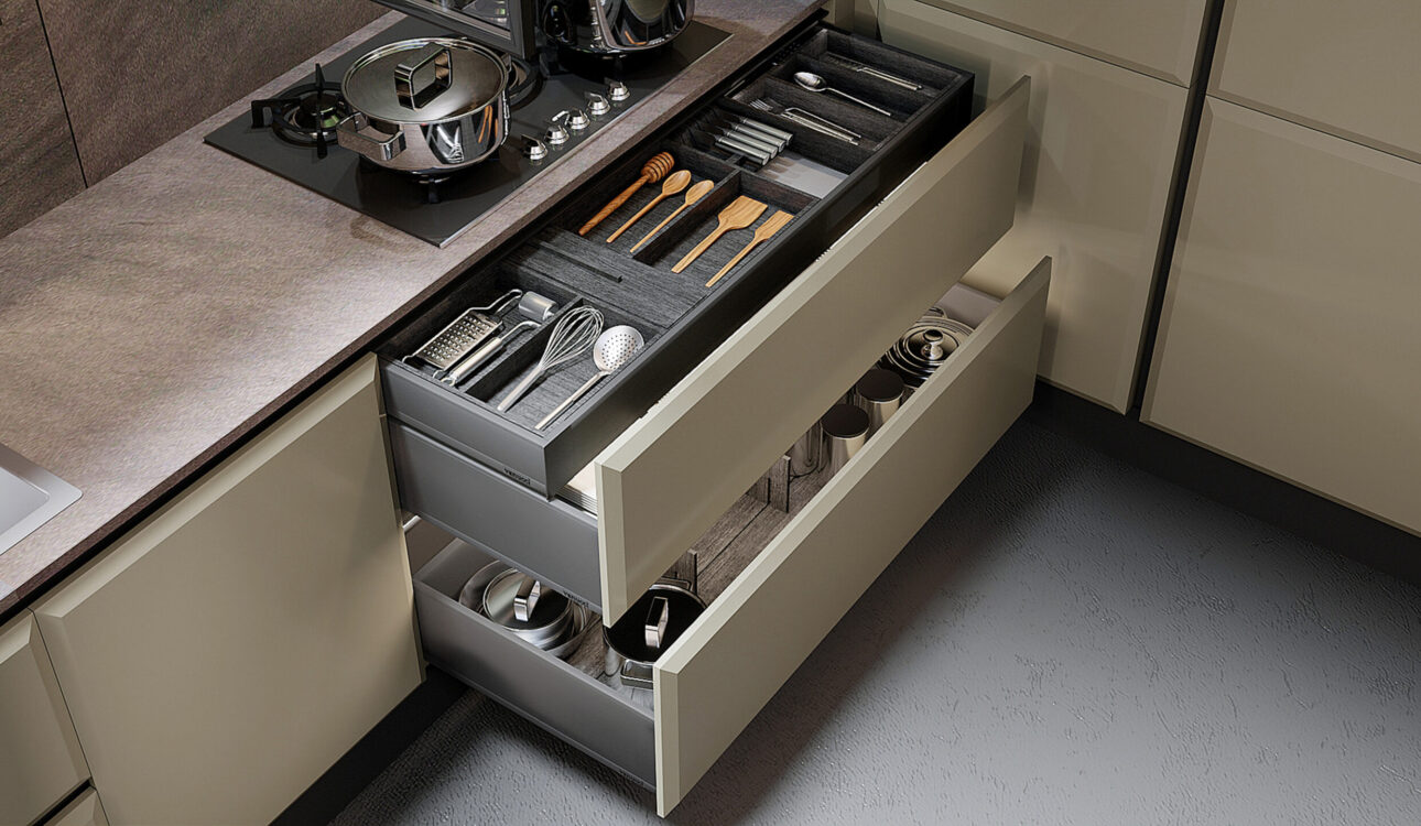material kitchen set dan lemari custom